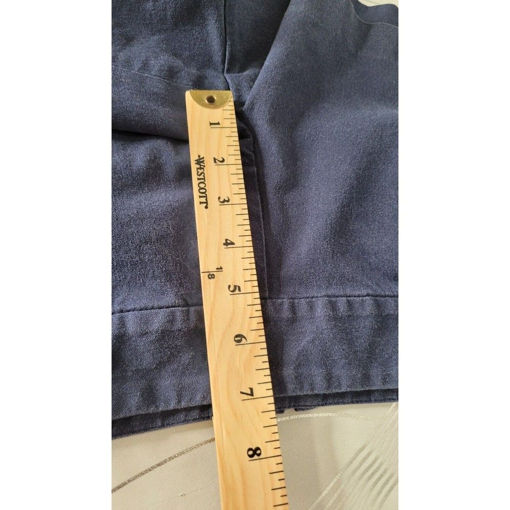 Lilly Pulitzer Sloane Shorts Size 4 Dark Navy Blue Stretch Side Zipper Pockets - Picture 10 of 10